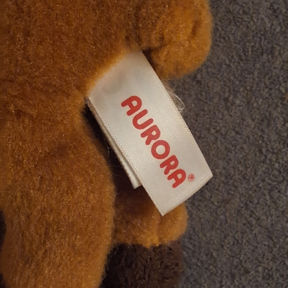 Aurora World Brown Moose Reindeer Plush Flopsie Stuffed Animal 2018 12” - Picture 5 of 6